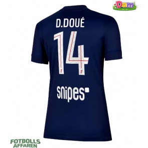 Paris Saint-Germain Desire Doue #14 Hemmatröja Kvinnor 2025-26 Kortärmad